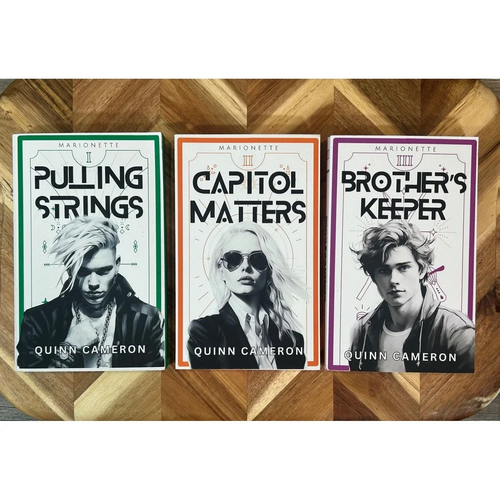 Marionette Books 1-3 Bundle Quinn Cameron Signed First Printing 2024 Paperbacks